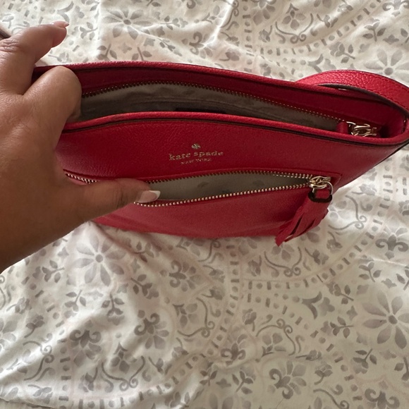 Kate Spade Red Pebbled Leather Chester Street Crossbody - Picture 6 of 6